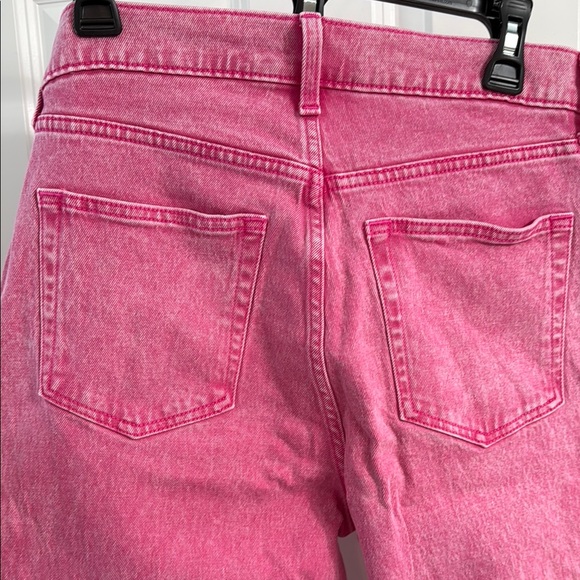 GAP - CHEEKY STRAIGHT HIGH RISE - Women's Jeans - Size 29 / 8 Tall - Pink! - Picture 14 of 14